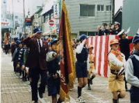 少年消防クラブパレードの写真