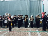 海上自衛隊音楽隊の演奏の写真