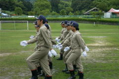小隊訓練の写真