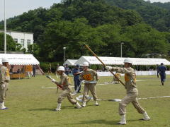 第31回消防団消防操法大会の写真