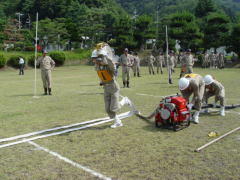 第31回消防団消防操法大会の写真