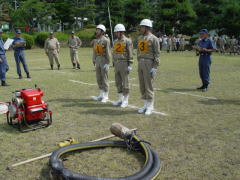 第31回消防団消防操法大会の写真