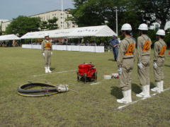 第31回消防団消防操法大会の写真