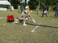 第31回消防団消防操法大会の写真