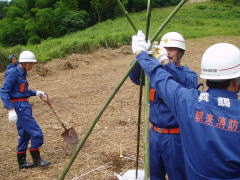 平成17年度　水防訓練