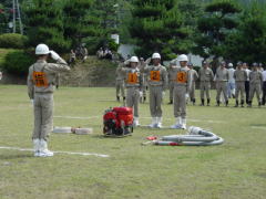 第31回消防団消防操法大会の写真