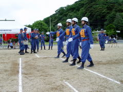 第３４回舞鶴市消防団操法大会：朝来消防団