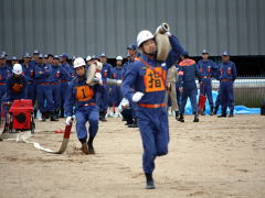 第３４回舞鶴市消防団操法大会：朝来消防団