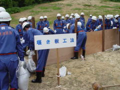 平成19年水防訓練　東大浦消防団の写真