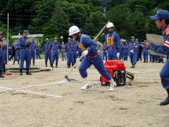 第３４回舞鶴市消防団操法大会：東大浦消防団