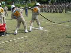 第31回消防団消防操法大会の写真