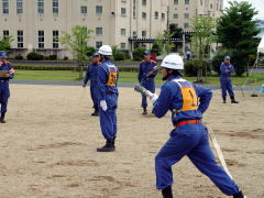 第３４回舞鶴市消防団操法大会：西大浦消防団