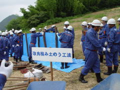 平成１９年水防訓練　西消防団の写真