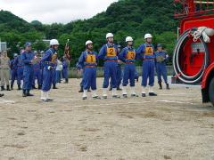 第３４回舞鶴市消防団操法大会：余内消防団