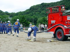 第３４回舞鶴市消防団操法大会：余内消防団