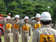 第31回消防団消防操法大会の写真