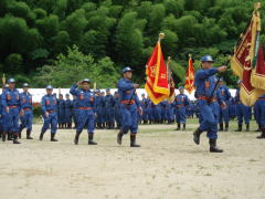 平成１９年水防訓練　池内消防団の写真