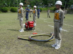 第31回消防団消防操法大会の写真