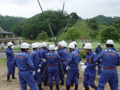 平成１９年水防訓練の写真