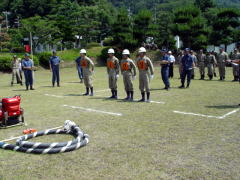 第31回消防団消防操法大会の写真