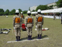 第31回消防団消防操法大会の写真