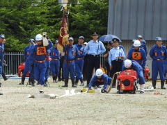 小型ポンプ操法の部