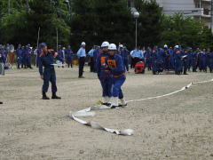 小型ポンプ操法の部