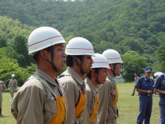 第31回消防団消防操法大会の写真