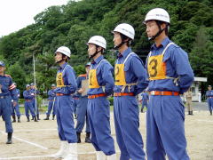 第３４回舞鶴市消防団操法大会：岡田下消防団