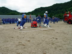 第３４回舞鶴市消防団操法大会：岡田下消防団