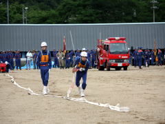 第３４回舞鶴市消防団操法大会：岡田下消防団