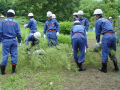 平成１９年水防訓練の写真