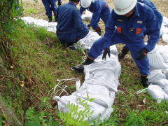 平成17年度　水防訓練