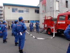 消防車の実技