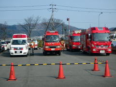 出場車両に乗車完了