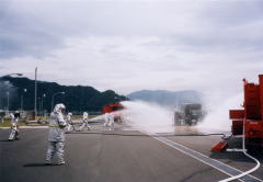 自衛隊航空隊合同危険物訓練の写真