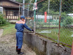 防火水槽の整備を実施