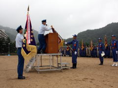 小型ポンプ操法の部優勝　神崎消防団