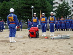 小型ポンプ操法の部