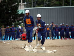 小型ポンプ操法の部