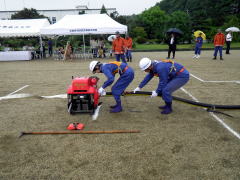 小型ポンプ操法