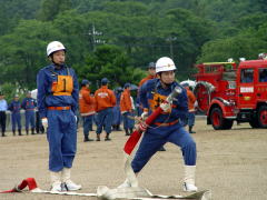 小型ポンプ操法