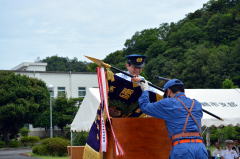 ポンプ車優勝　南消防団