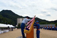 小型ポンプ優勝　岡田上団