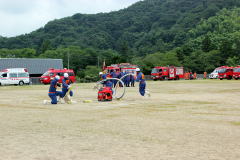 小型ポンプ操法