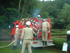 長距離送水訓練の写真