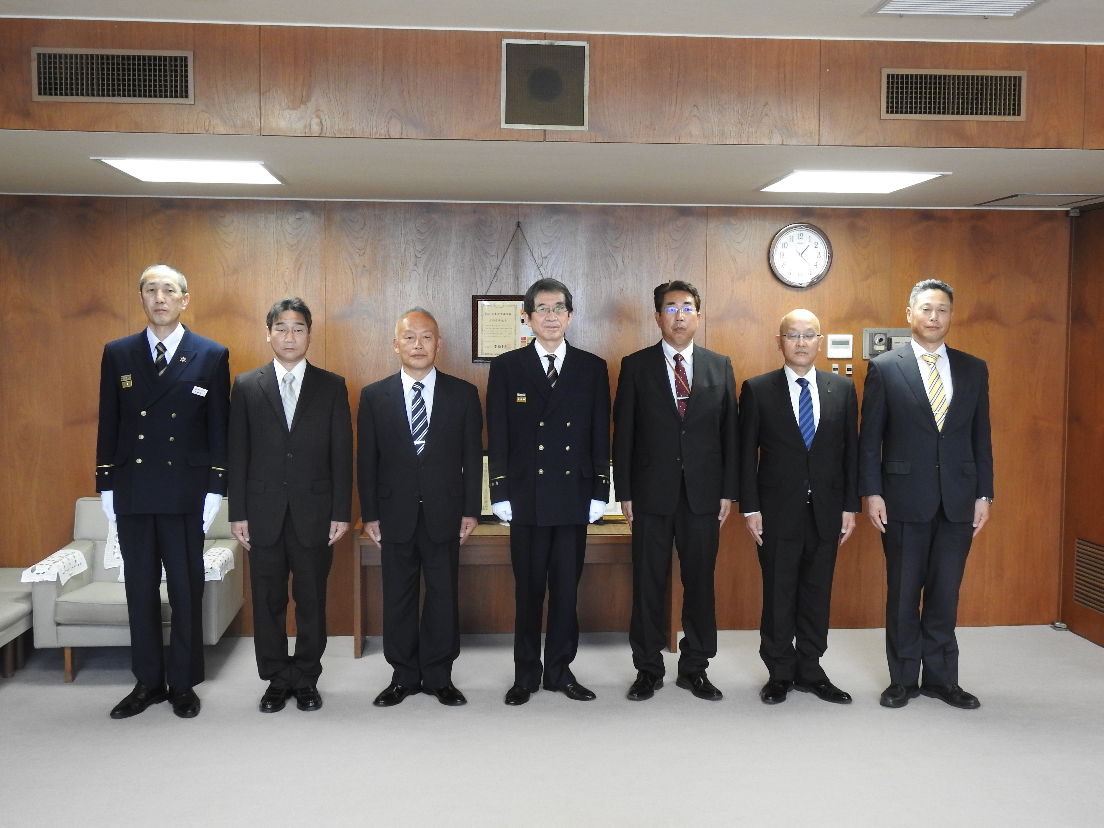 退任式 団長退任者