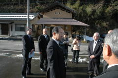 舞鶴市岡田中消防団との懇談