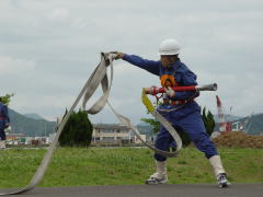 ポンプ車操法の部