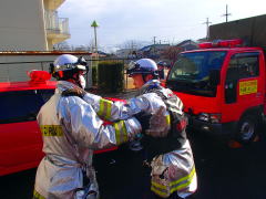 事故現場の状況把握